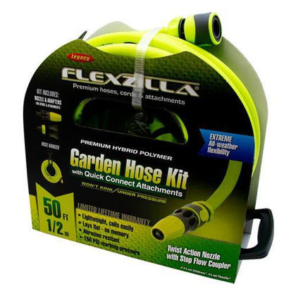 Flexzilla 1/2in 50ft Garden Hose Kit - Windows101 Europe