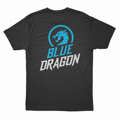 Blue Dragon T-Shirt - Charcoal - Windows101 Europa